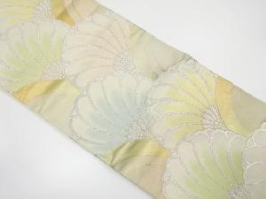 アンティーク　花尽くし模様織り出し袋帯（材料）